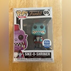 Funko Pop Fantastik Plastik Teal Sike-o-Shriner,Vinyl Figure,#5,New in Box,NWT